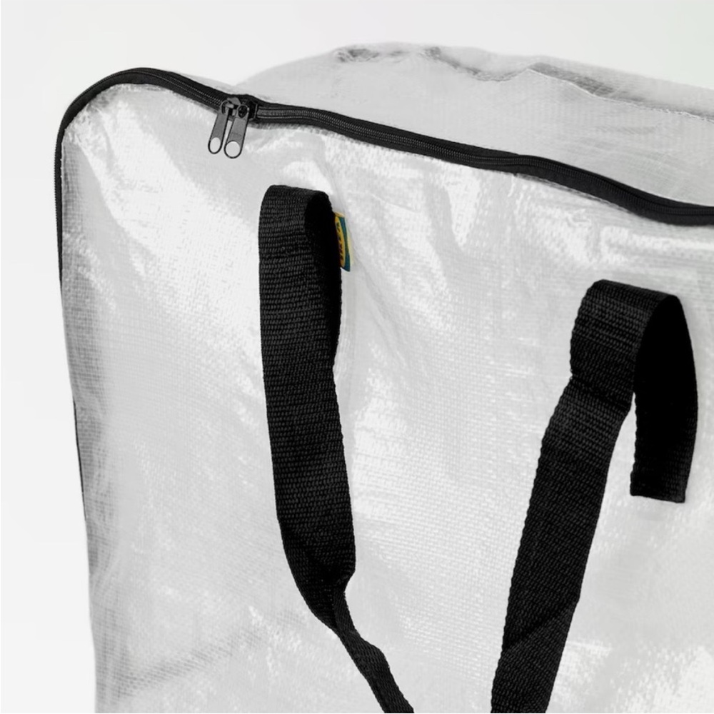 IKEA DIMPA Clear Durable Transparent Bag Fexible Extra Large Storage Bag - Picture 5 of 8